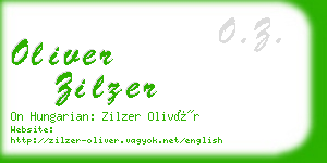 oliver zilzer business card